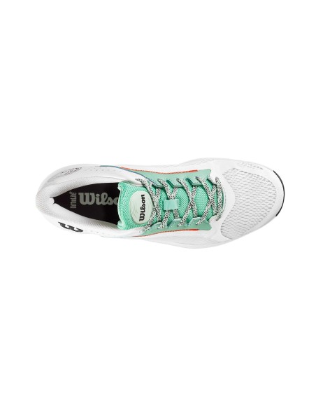 Zapatillas Wilson Hurakn 2.0 Blanco Verde Mujer Wrs331180 | Ofertas de pádel